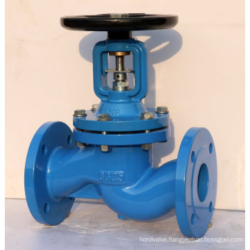 DIN cast iron PN16 steam system used bellow globe valve